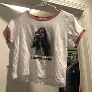 Crop top with graphic